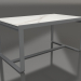 3d model Mesa de comedor 150 (DEKTON Aura, Antracita) - vista previa