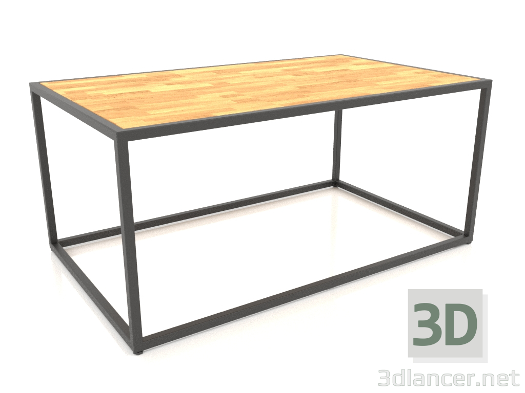 modello 3D Tavolino rettangolare (WOOD, 100X60X50) - anteprima