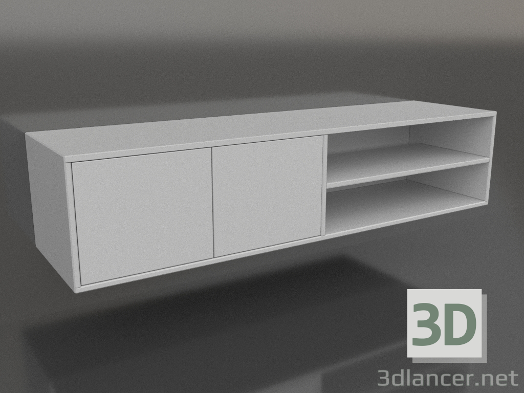 modèle 3D Meuble TV 1 1500x400 mm (Blanc) - preview modèle 3D Meuble TV 1 1500x400 mm (Blanc) - preview
