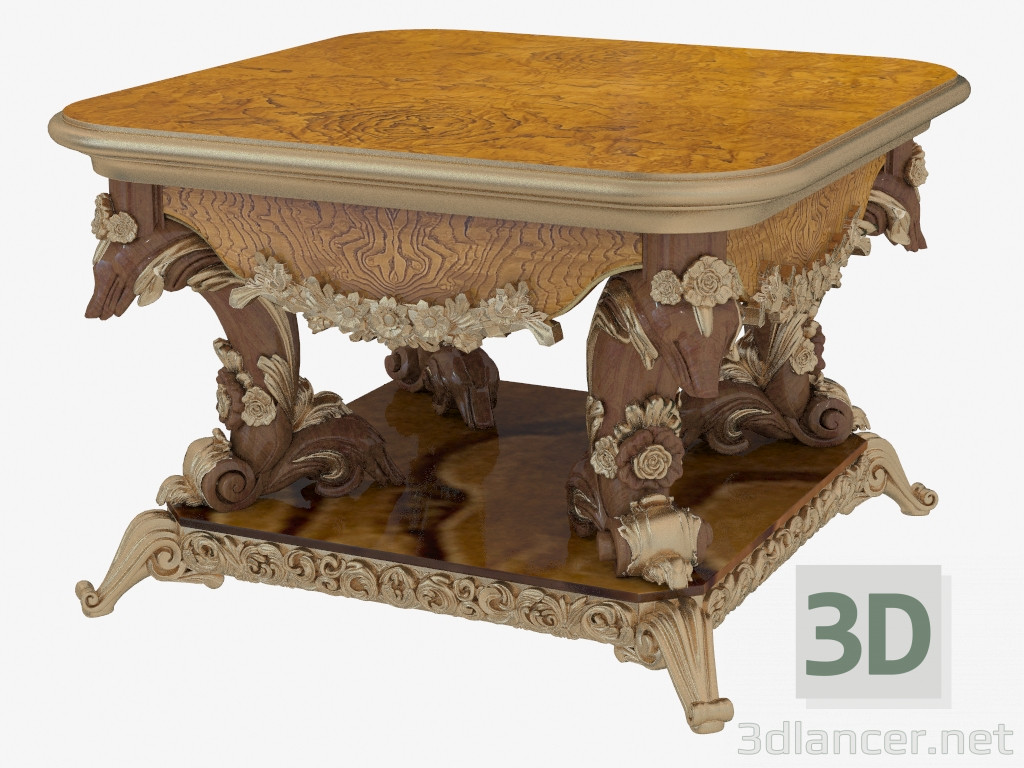 modèle 3D Table basse en style classique 226 - preview