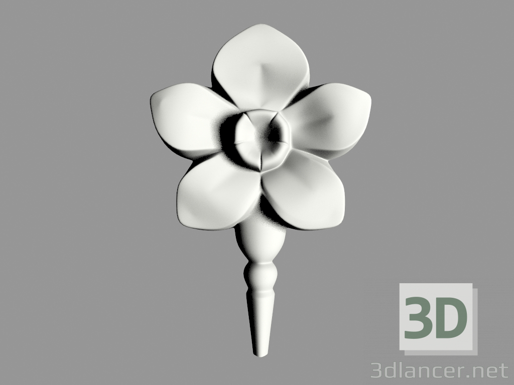 modello 3D Decorazioni murali (F124) - anteprima