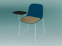 Chair with table SEELA (S315 with wooden trim, without upholstery)