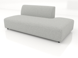 Sofa module 1 seater (XL) 120 extended on the right