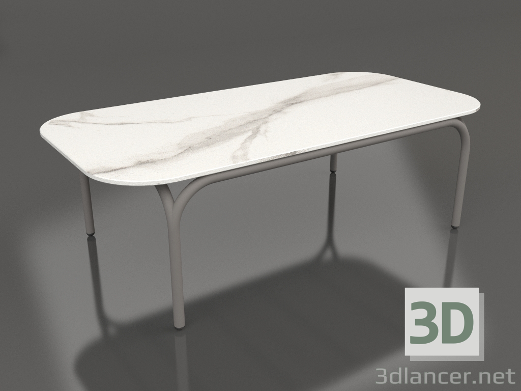 3d model Mesa de centro (Gris cuarzo, DEKTON Aura) - vista previa