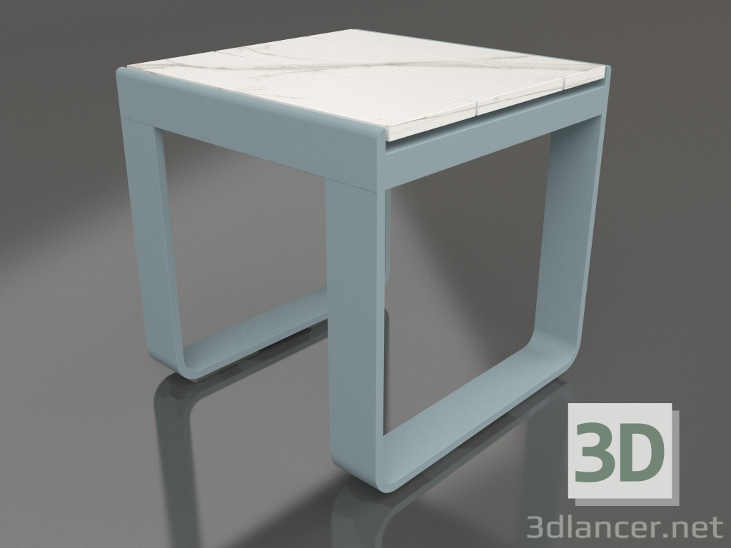 3d модель Кофейный столик 42 (DEKTON Aura, Blue grey) – превью