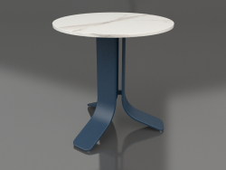 Table basse Ø50 (Gris bleu, DEKTON Aura)