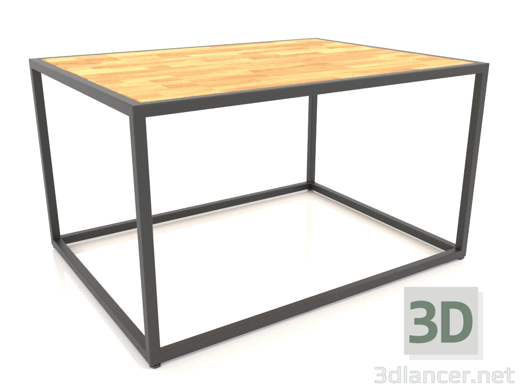 3d model Rectangular coffee table (WOOD, 80X60X50) - preview