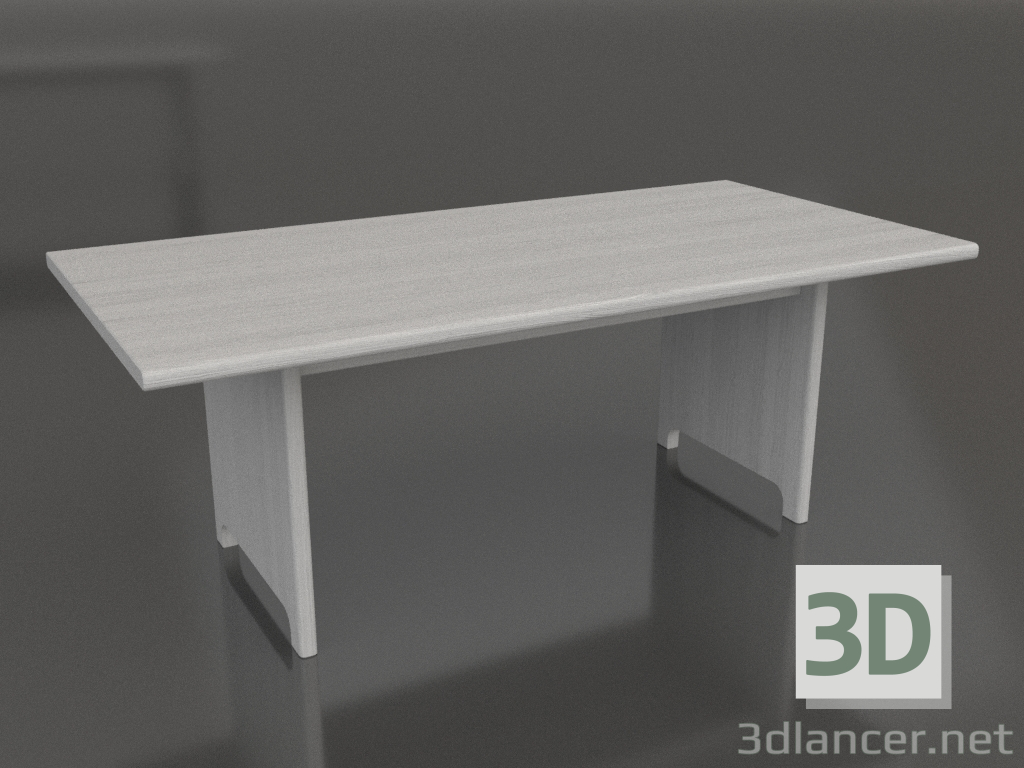 3d model Dining table 2000x1000x750 mm (white RAL 9010) - preview