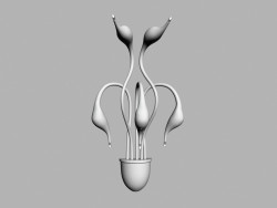 Sconce cigno mb8098-5a white