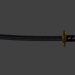 3d _1ex0_ Katana - LowPoly Version модель купить - ракурс