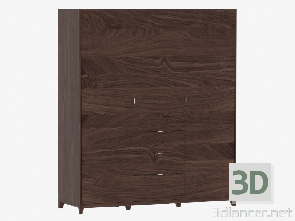 3d model Wardrobe CASE № 2 - 1800 (IDC020005000) - preview