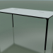 3d model Mesa de despacho rectangular 0818 (H 74 - 79x160 cm, laminada Fenix F01, V39) - vista previa