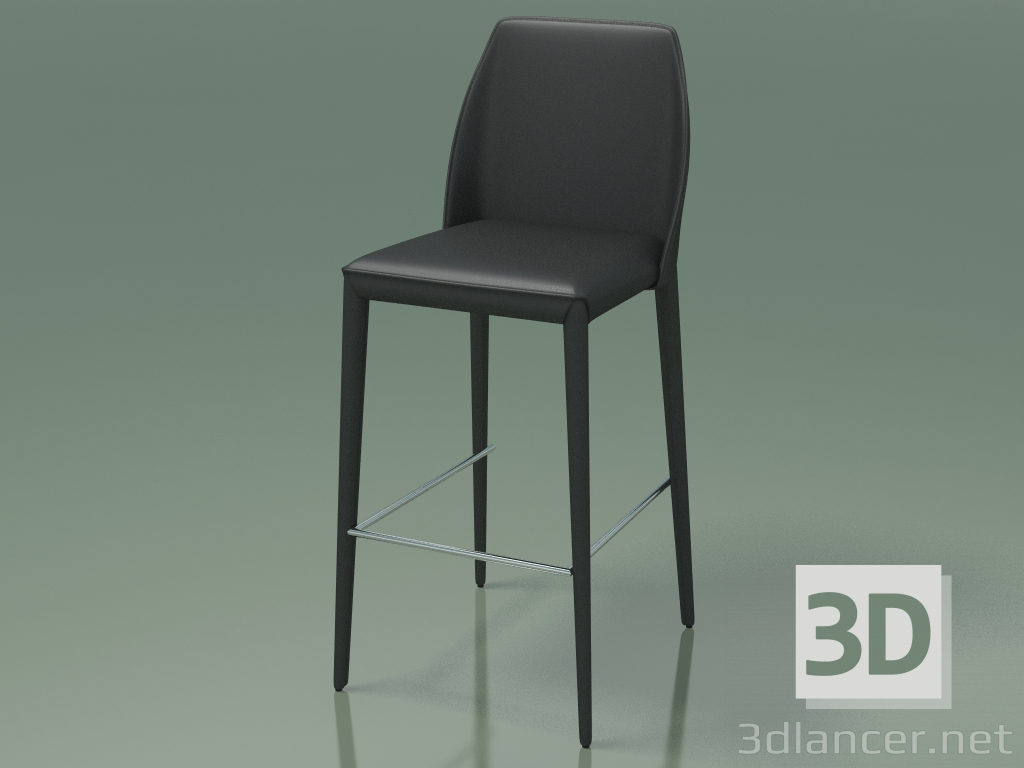 3d model Silla de media barra Marco (111888, negro) - vista previa