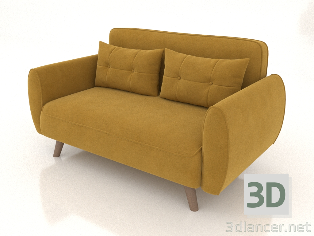 Modelo 3d Sofá cama Charm (amarelo) - preview