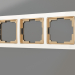 3d model Frame for 3 posts Snabb (white-gold) - preview