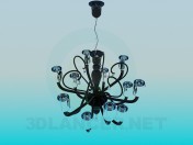 Glass chandelier