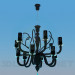 Modelo 3d Candelabro de vidro - preview