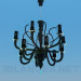 Modelo 3d Candelabro de vidro - preview