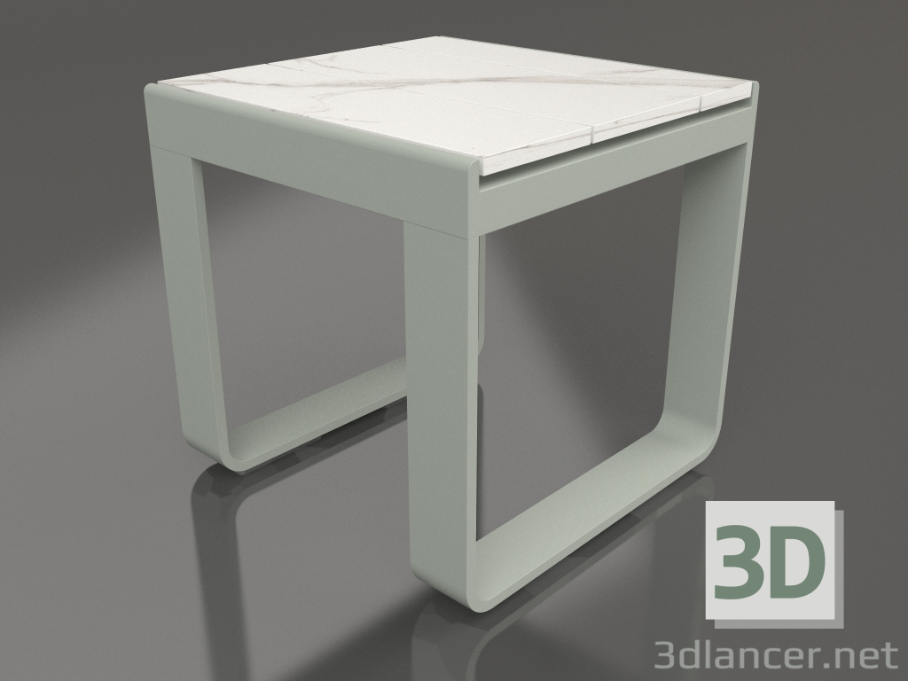 3d модель Столик кавовий 42 (DEKTON Aura, Cement grey) – превью