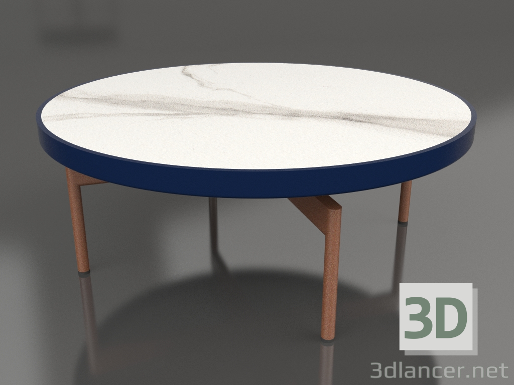 Modelo 3d Mesa de centro redonda Ø90x36 (azul noite, DEKTON Aura) - preview