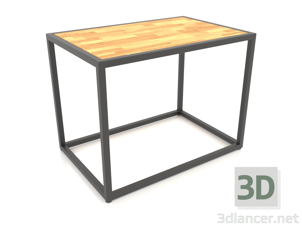 3D Modell Rechteckiger Couchtisch (HOLZ, 60X40X44) - Vorschau