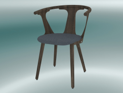 Silla intermedia (SK2, H 77cm, 58x54cm, Roble aceitado ahumado, Fiord 171)