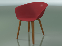 Sillón 4203 (4 patas de madera, efecto teca, PP0003)