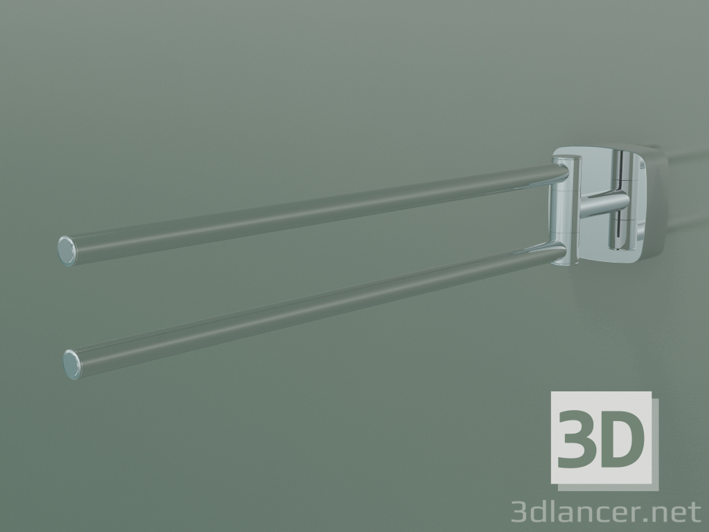 3d модель Полотенцедержатель подвійний, поворотний (41512000) – превью