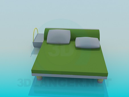 3D Modell Sofa-Bett - Vorschau