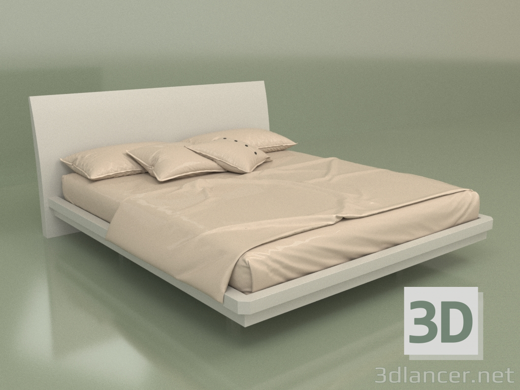 modello 3D Letto matrimoniale Mn 2018 (Frassino) - anteprima