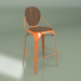 modèle 3D Tabouret de bar Louix (orange) - preview