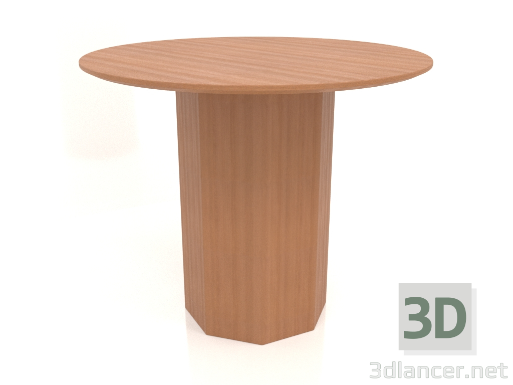 3d модель Стіл обідній DT 11 (D=900х750, wood red) – превью