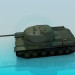 3d model IS-1 Stalin tank - preview