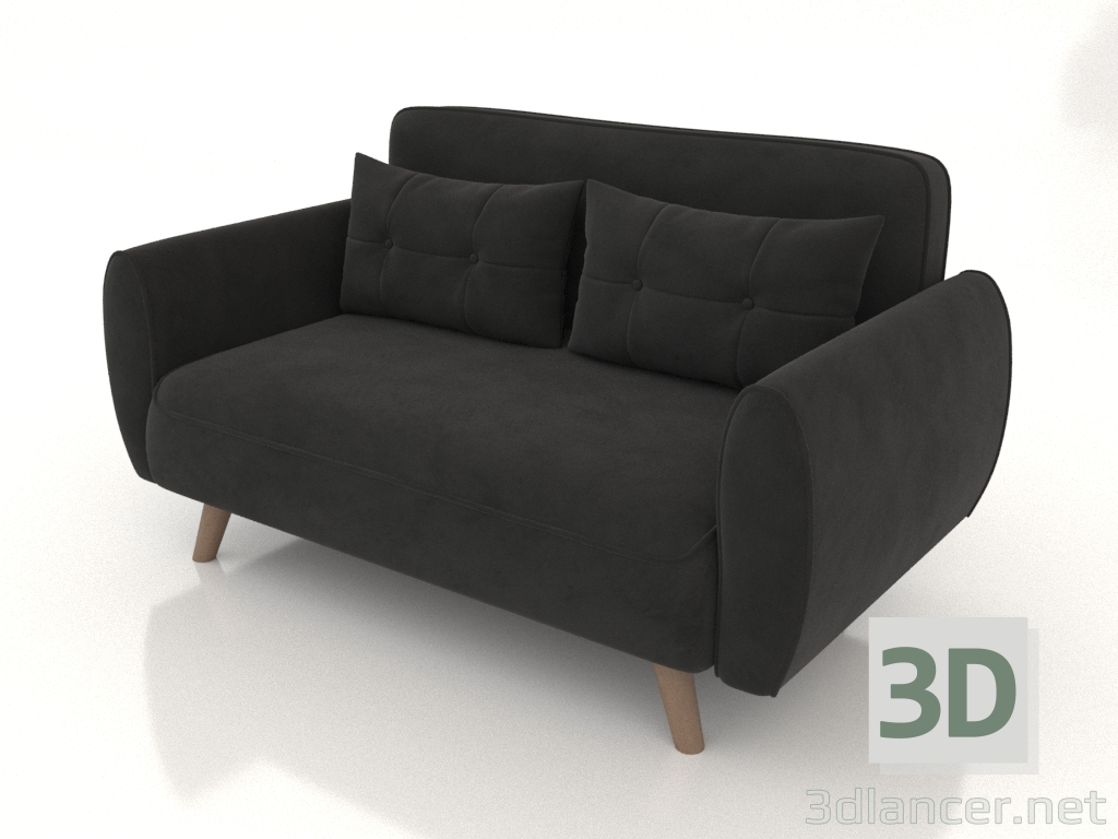 Modelo 3d Sofá cama Charm (preto) - preview