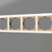 3d model Frame for 4 posts Snabb (white-gold) - preview