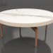 modèle 3D Table basse ronde Ø90x36 (Sable, DEKTON Aura) - preview