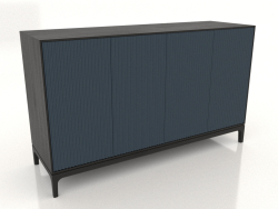 Suporte de TV FARGO com fachadas fresadas 1600x500x950 mm (cobalto escuro, carvalho preto, opção 1)