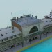 modello 3D Costruzione della stazione ferroviaria - anteprima