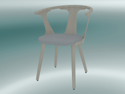 Silla intermedia (SK2, H 77cm, 58x54cm, roble blanco aceitado, Fiord 251)