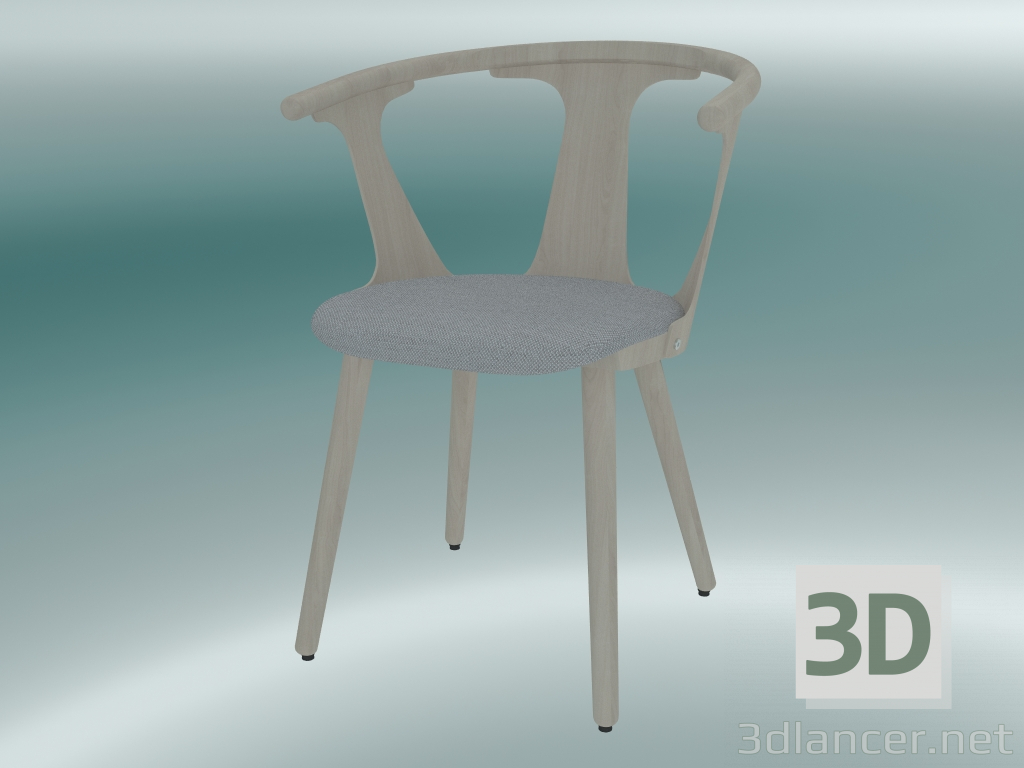 3d модель Стул In Between (SK2, H 77cm, 58х54cm, White oiled oak, Fiord 251) – превью