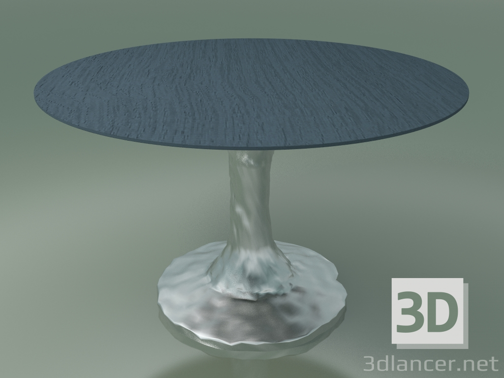 3d model Round dining table (132, Lacquered Air Force Blue) - preview