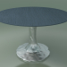 3d model Round dining table (132, Lacquered Air Force Blue) - preview