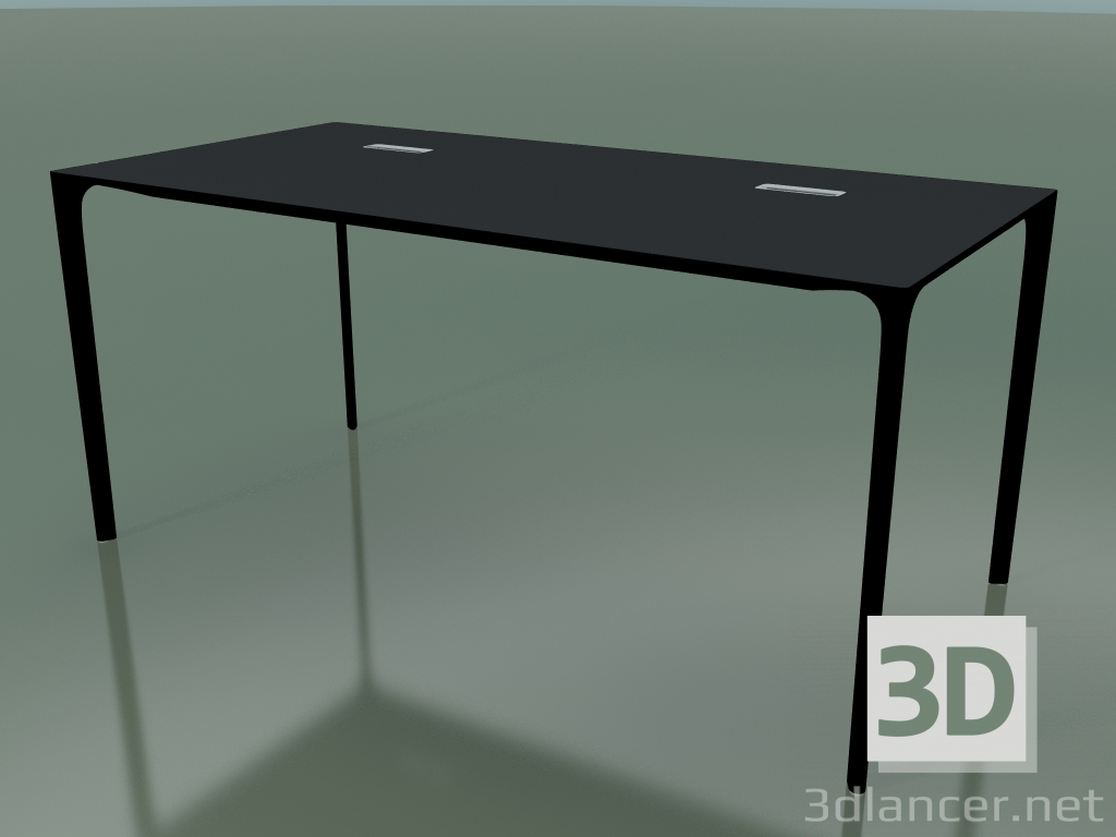 Modelo 3d Mesa retangular 0818 (H 74 - 79x160 cm, laminado Fenix F06, V39) - preview