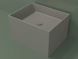 Lavabo sobre encimera (01UN32301, Clay C37, L 60, P 48, H 36 cm)