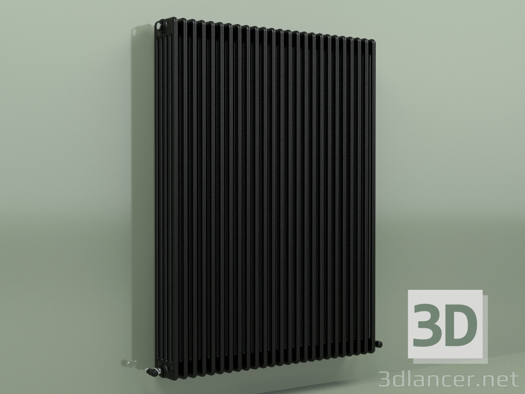 Modelo 3d Radiador TESI 5 (H 1500 25EL, Preto - RAL 9005) - preview