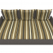 3d sofa with striped pillows model buy - render