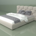 3d model Cama doble Bata XL 1.6 m - vista previa