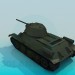 3d модель Tank T-34 – превью