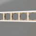 3d model Frame for 5 posts Snabb (white-gold) - preview