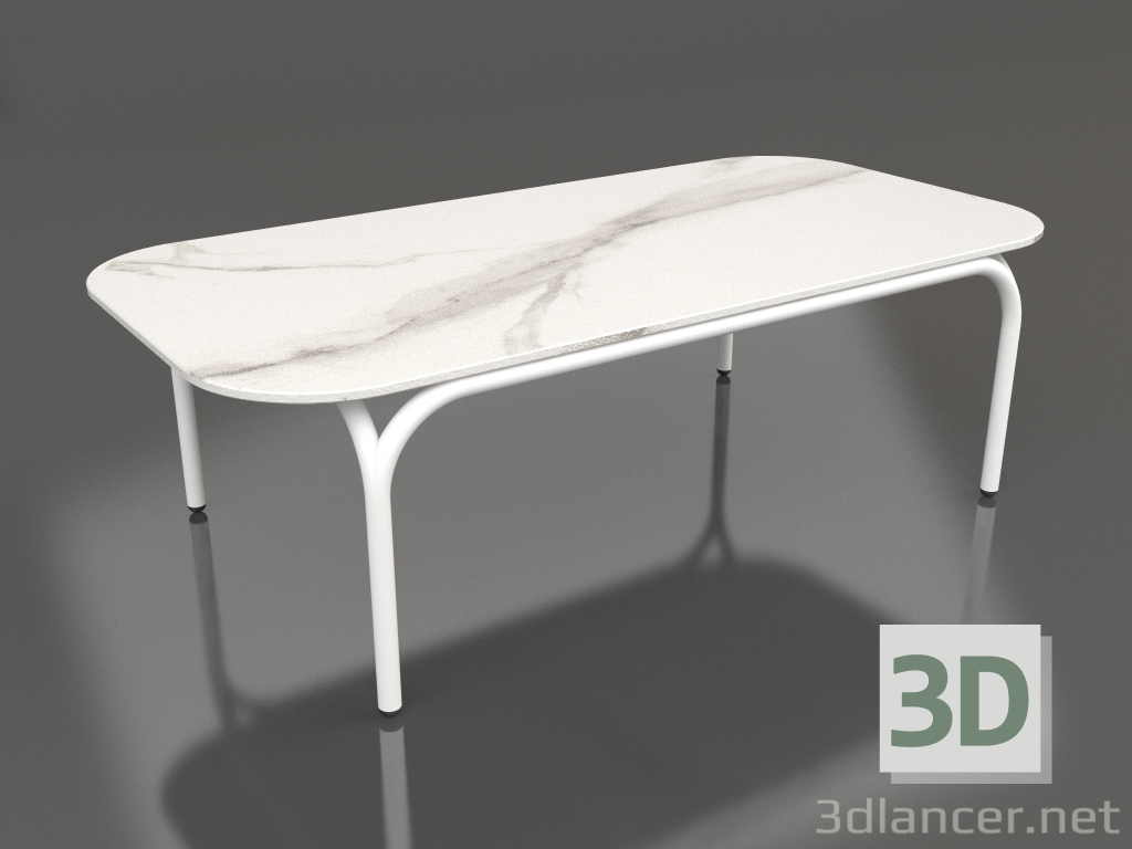 Modelo 3d Mesa de centro (Branco, DEKTON Aura) - preview